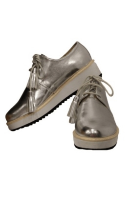 OXFORD SILVER SHOES