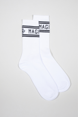 MagicBee Stripes Socks – White