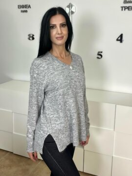 ΜΠΛΟΥΖΑ ΠΛΕΚΤΗ ΜΟΧΕΡ  ΓΚΡΙ