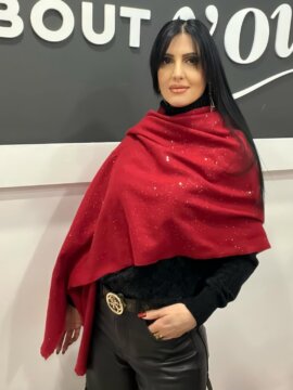 ΚΑΣΚΟΛ ΓΥΝΑΙΚΕΙΟ ΜΕ ΣΤΡΑΣ ΚΟΚΚΙΝΟ