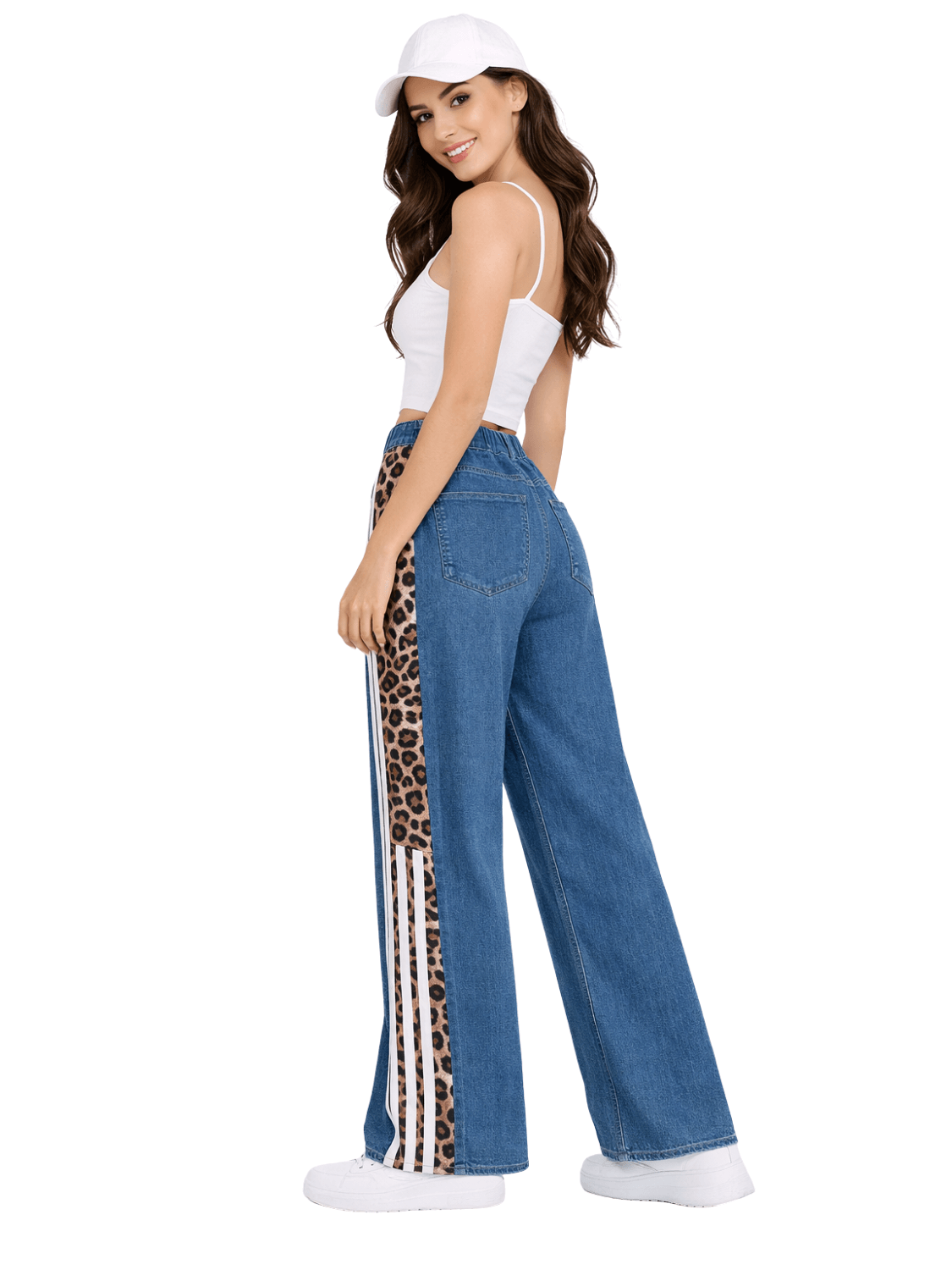 JEANS ΠΑΝΤΕΛΟΜΑ ΜΕ ΛΕΟΠΑΡ ΤΡΕΣΑ - Image 2
