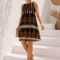 NOIR ÉLÉGANCE STRAPLESS DRESS ΜΑΥΡΟ