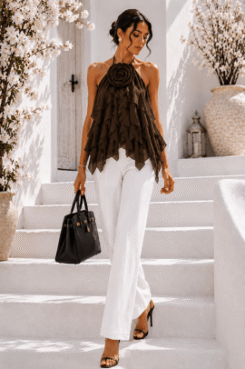 FLOWER DETAIL  TOP ΚΑΦΕ