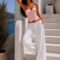 TOP SATIN ΡΟΖ