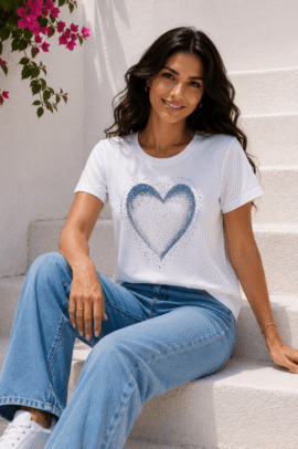 T-SHIRTS ΚΑΡΔΟΥΛΑ ΑΣΠΡΗ