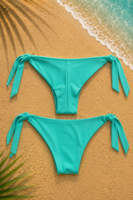 SLIP BIKINI BRAZILIAN ΜΕ ΠΛΑΪΝΑ ΔΕΣΙΜΑ BERAMAN