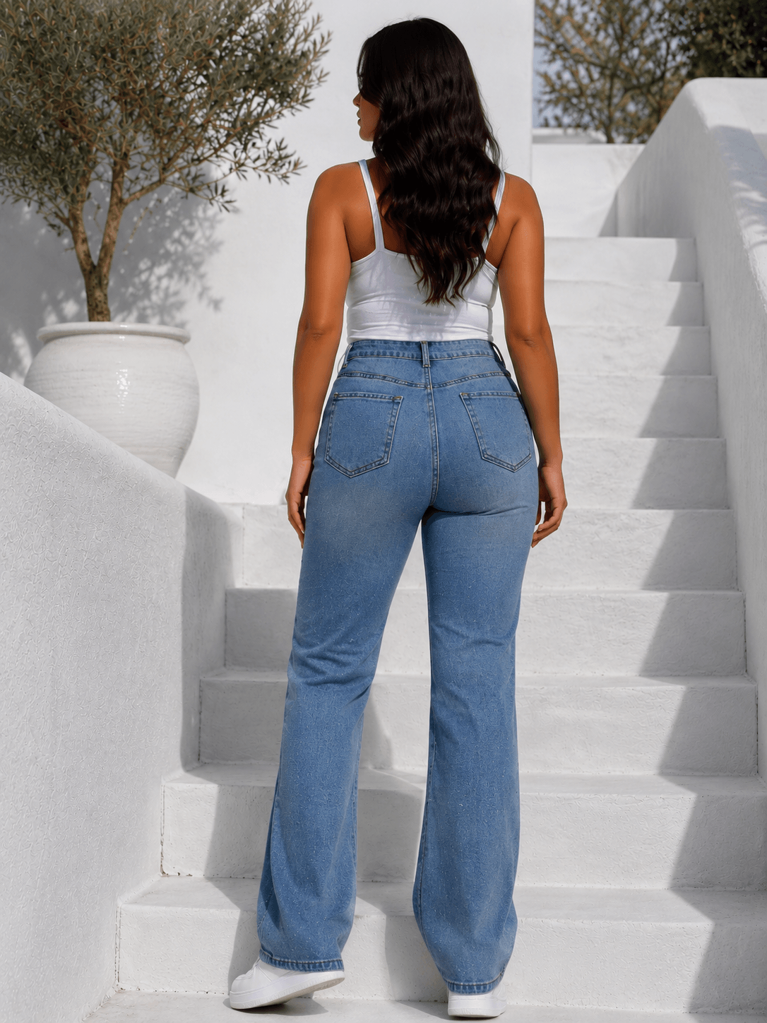 STRASS WIDE LEG -PLUS SIZE- JEAN - Image 2