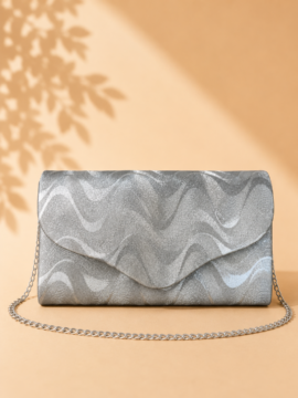 ΤΣΑΝΤΑ CLUTCH ΑΣΗΜΙ ΑΝΑΓΛΥΦΗ