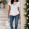 ΣΑΤΕΝ AURA BLOUSE ΑΣΠΡΗ