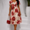 FLOWY ELEGANCE MIDI DRESS ΚΟΡΑΛΛΙ