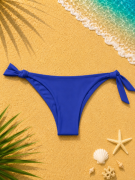 SLIP BIKINI  BRAZILIAN ΜΕ ΠΛΑΪΝΑ ΔΕΣΙΜΑ ΡΟΥΑ