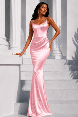 ΣΑΤΕΝ  DREAM DRESS ΡΟΖ