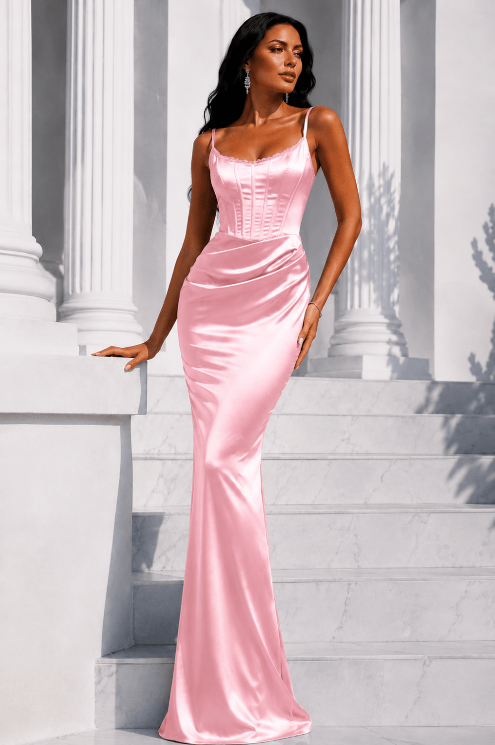 ΣΑΤΕΝ DREAM DRESS ΡΟΖ - Image 2