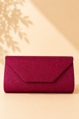 SPARKLE GLAM CLUTCH BAG – ΦΟΥΞΙΑ GLITTER