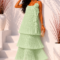PLEATED MAXI ΦΟΡΕΜΑ ΜΕ ΤΡΙΑ ΒΟΛΑΝ – ΦΥΣΤΙΚΙ