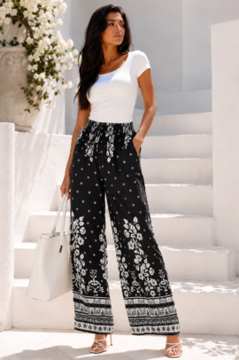 ΠΑΝΤΕΛΟΝΑ ΦΑΡΔΙΑ ΜΕ BOHO ΜΑΥΡΗ&ΑΣΠΡΗ