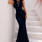 MIDNIGHT LACE MERMAID MAXI DRESS