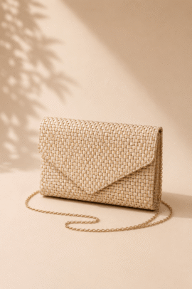 ΤΣΑΝΤΑ CLUTCH ΨΑΘΙΝΗ