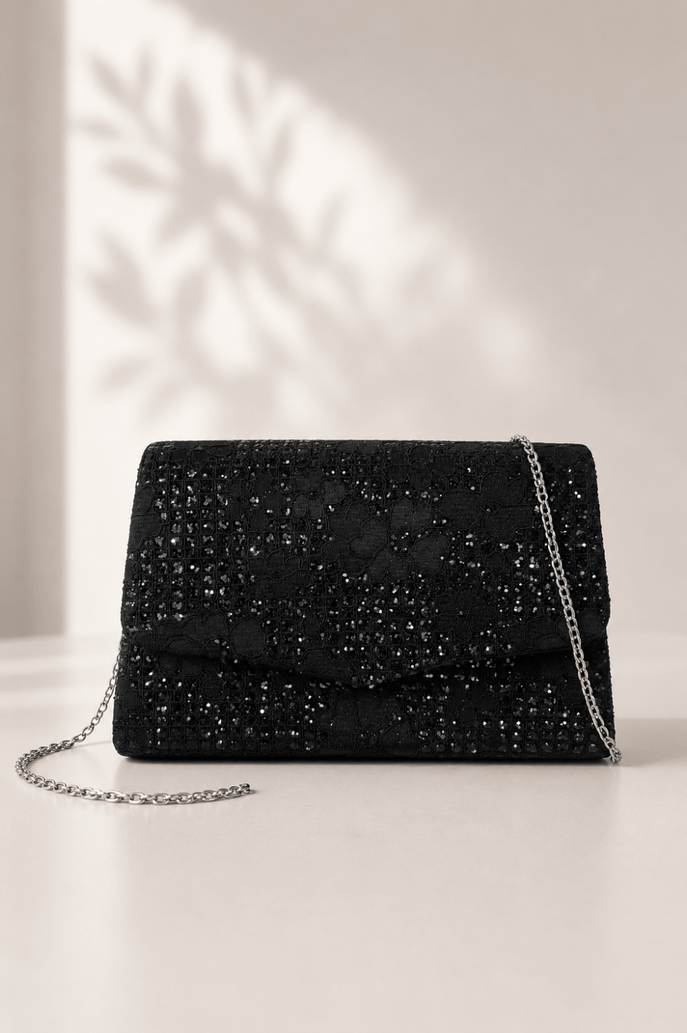 ΤΣΑΝΤΑ CLUTCH ΜΑΥΡΗ