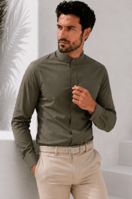𝐌𝐎𝐃𝐄𝐑𝐍 𝐌𝐀𝐎 𝐒𝐋𝐈𝐌 𝐅𝐈𝐓 𝐒𝐇𝐈𝐑𝐓 – 𝐊𝐇𝐀𝐊𝐈