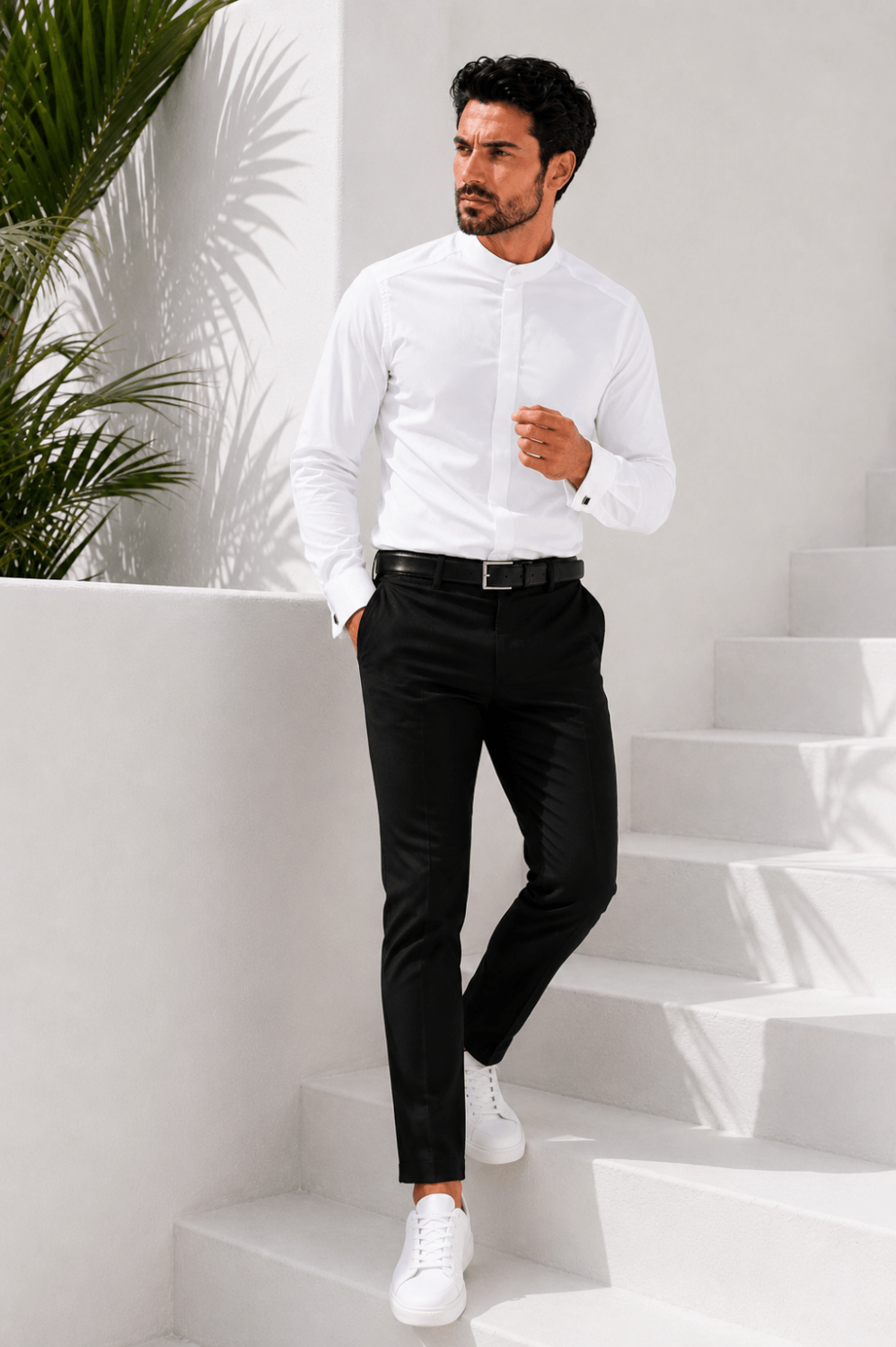 𝐌𝐎𝐃𝐄𝐑𝐍 𝐌𝐀𝐎 𝐒𝐋𝐈𝐌 𝐅𝐈𝐓 𝐒𝐇𝐈𝐑𝐓 – 𝐖𝐇𝐈𝐓𝐄 - Image 3