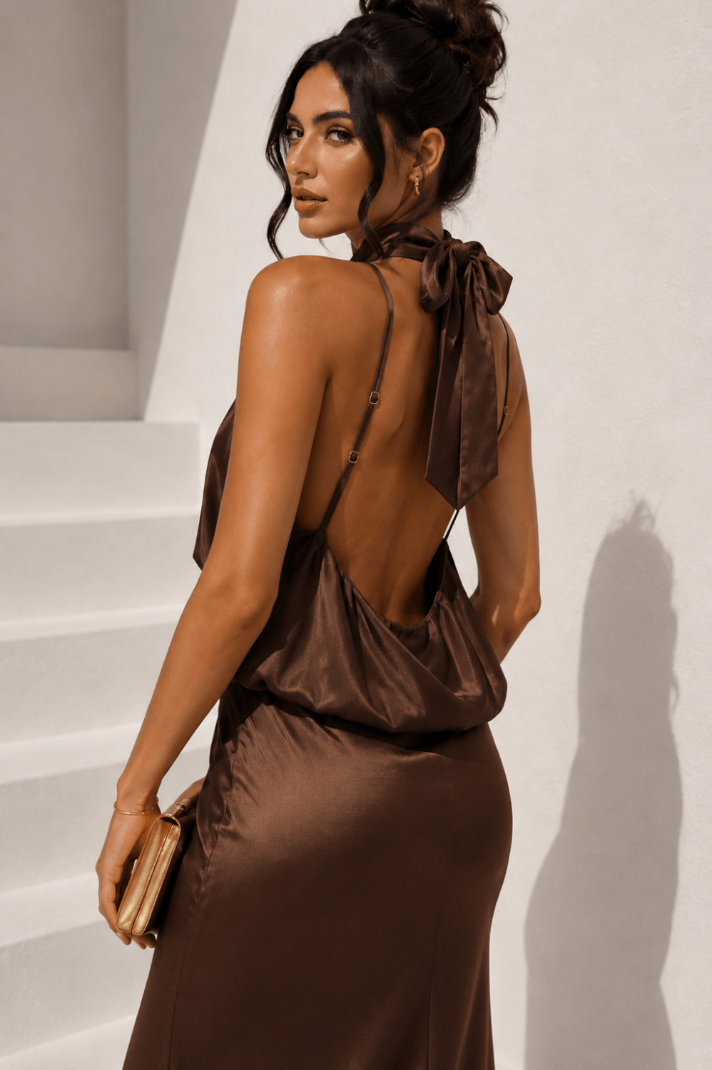 𝐒𝐀𝐓𝐈𝐍 𝐁𝐎𝐖 𝐌𝐀𝐗𝐈 𝐃𝐑𝐄𝐒𝐒 𝐂𝐇𝐎𝐂𝐎𝐋𝐀𝐓𝐄 𝐁𝐑𝐎𝐖𝐍 - Image 3